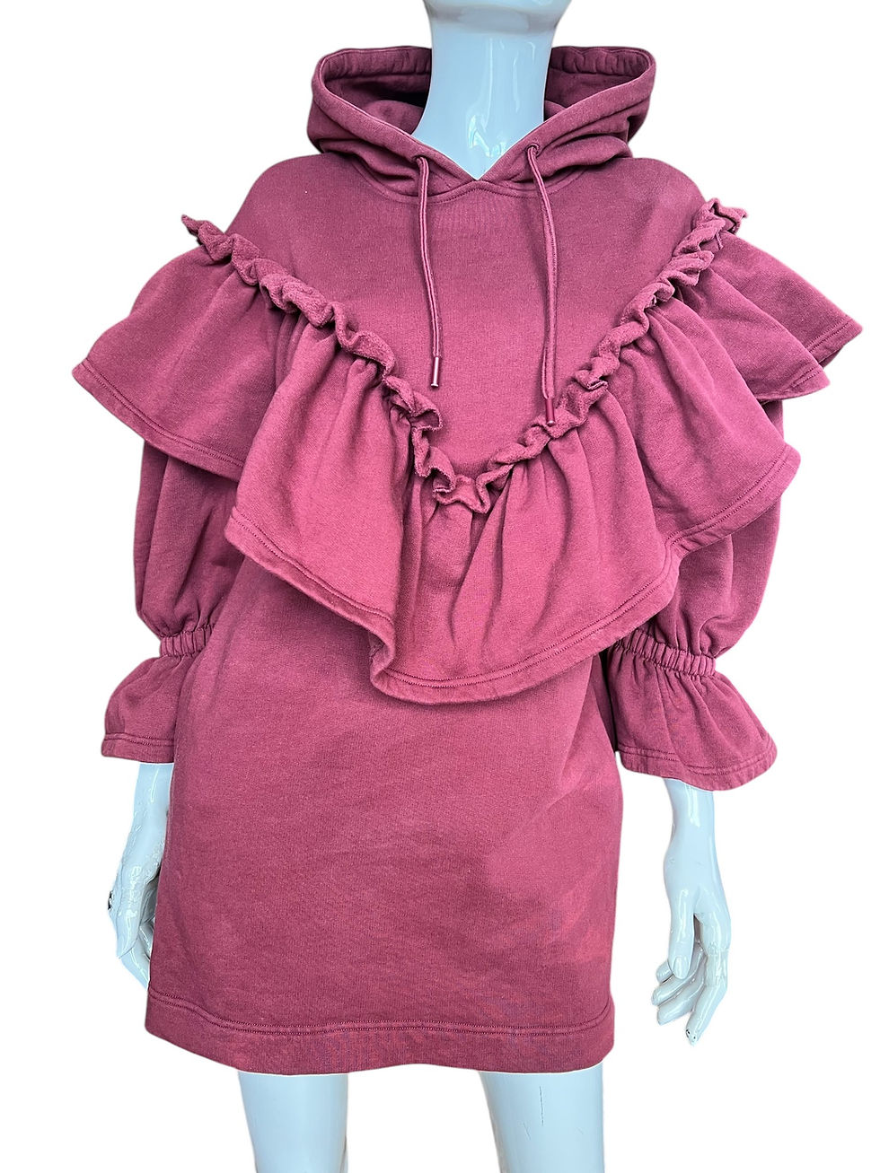 Viktor & Rolf everywar ruffle hooded dress