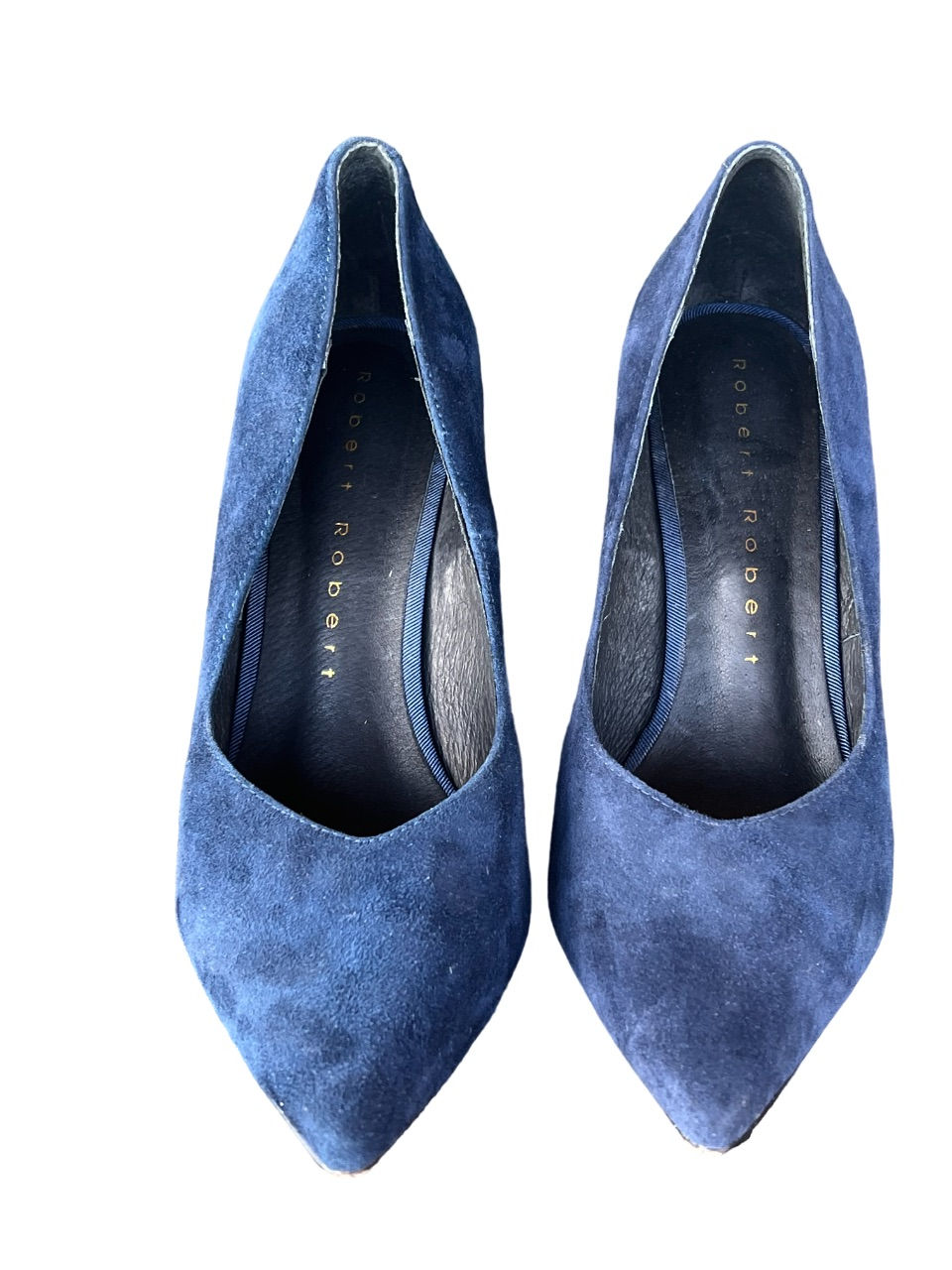 Miniaturbild: Robert Robert blue suede leather heels