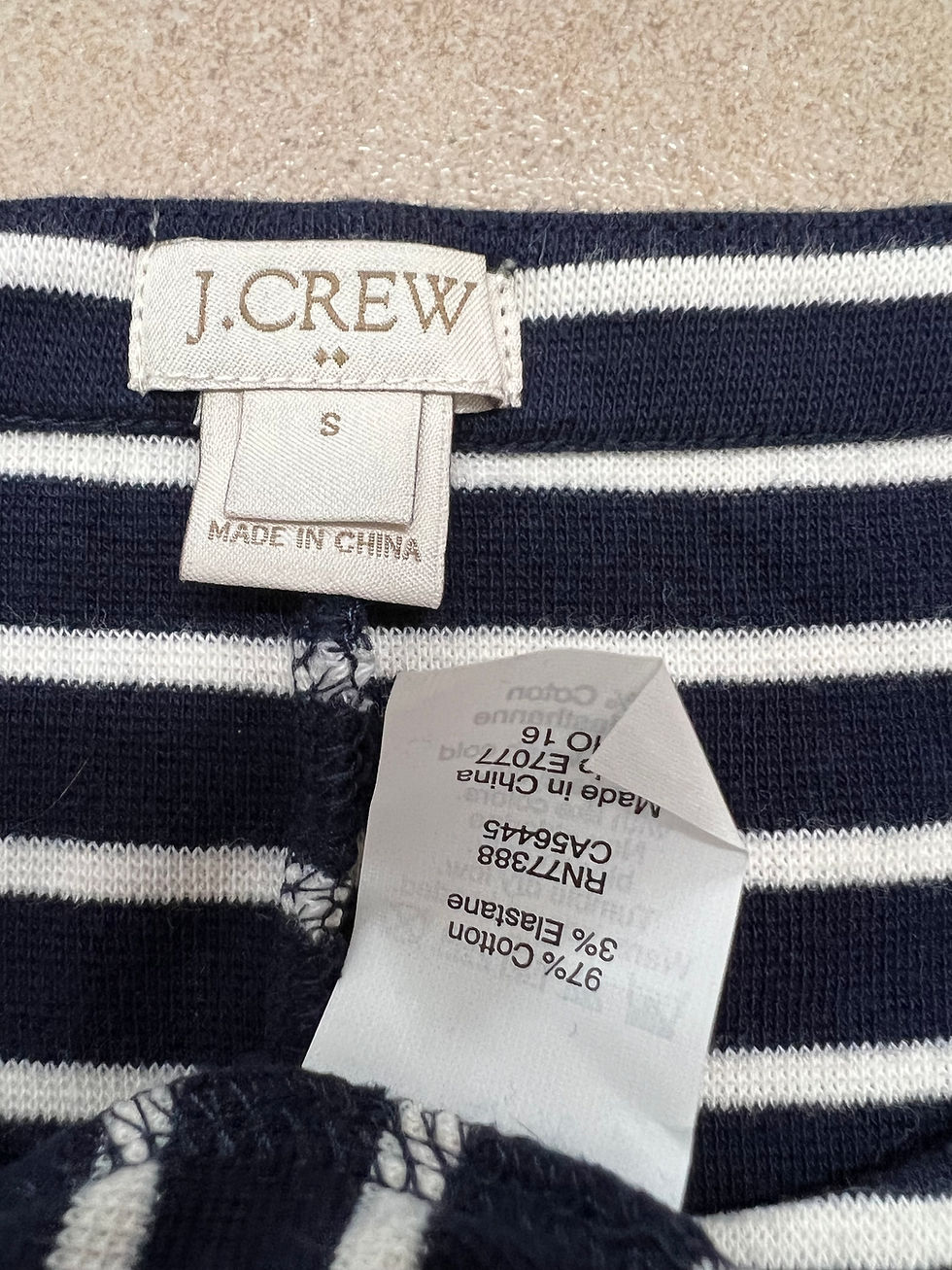 Miniaturbild: Gestreiftes Kleid von J.Crew