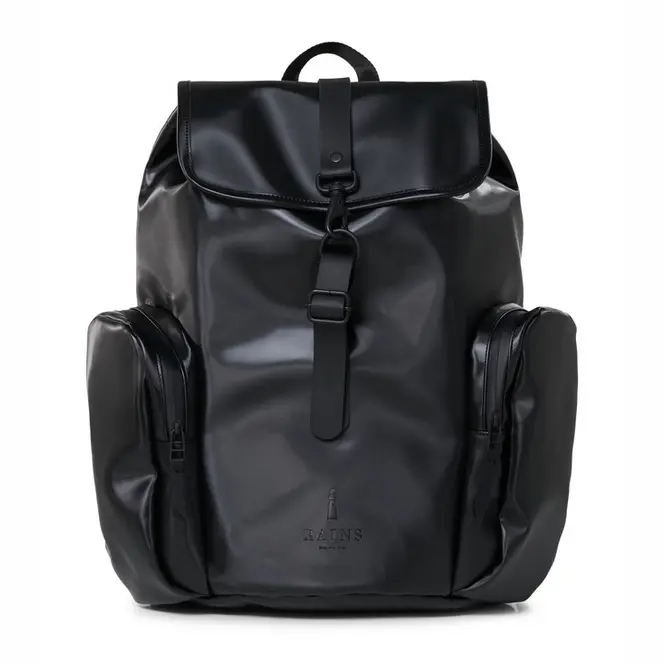 Rucksack RAINS Oversize Shiny Black Unisex