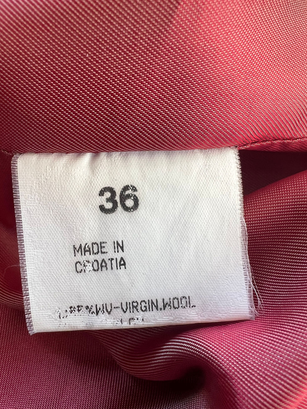 Thumbnail: Brand red wool skirt