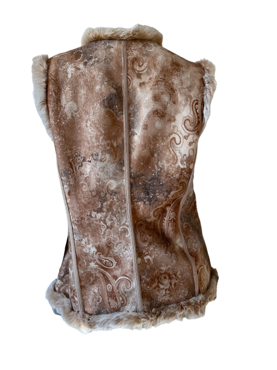 Hucke Women's vest with real fur