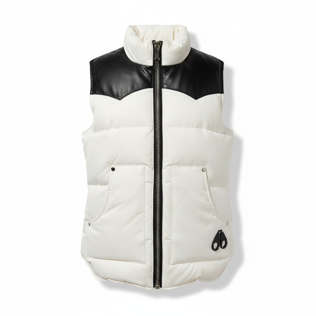 Moose Knuckles White Vests