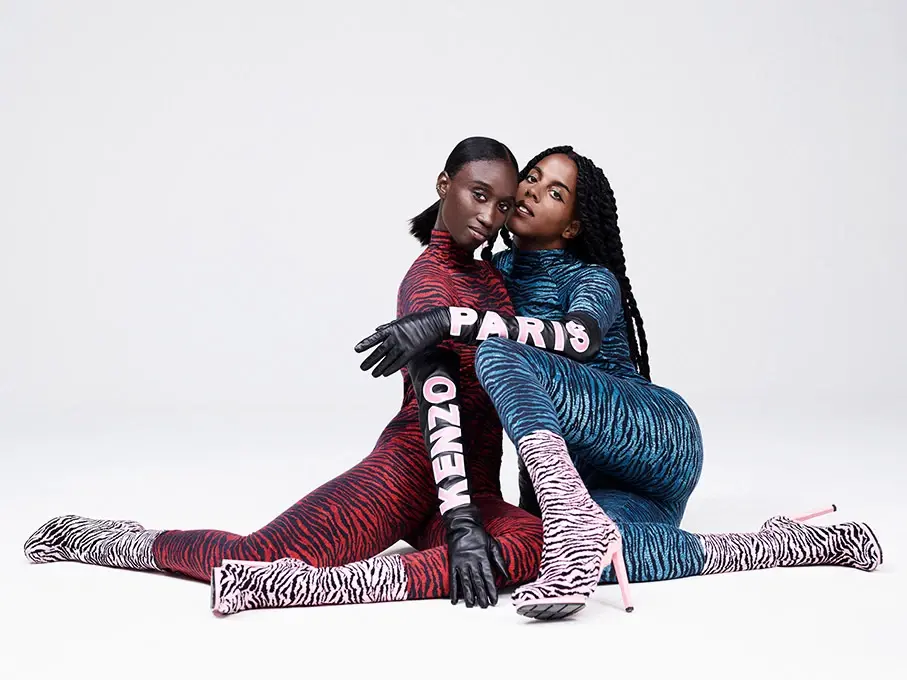 Thumbnail: KENZO x H&M Red Tiger Stripe Wool suit