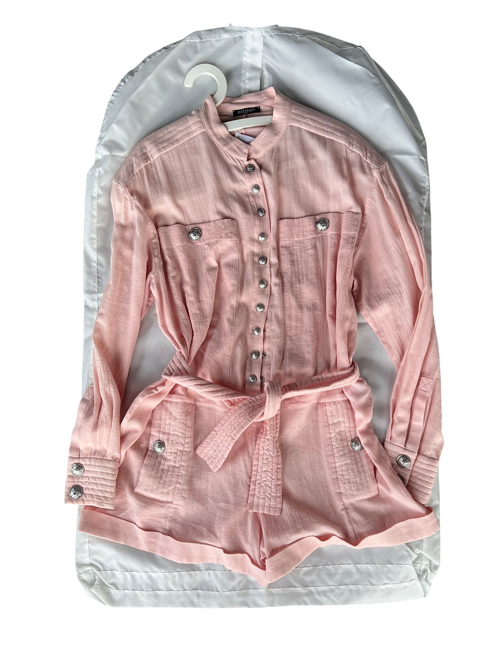 Thumbnail: BALMAIN Paris Pink Jumpsuit