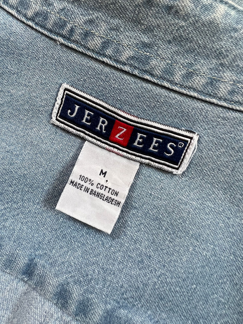 Miniature : Jerzees Route 66 Denim men's blue shirts