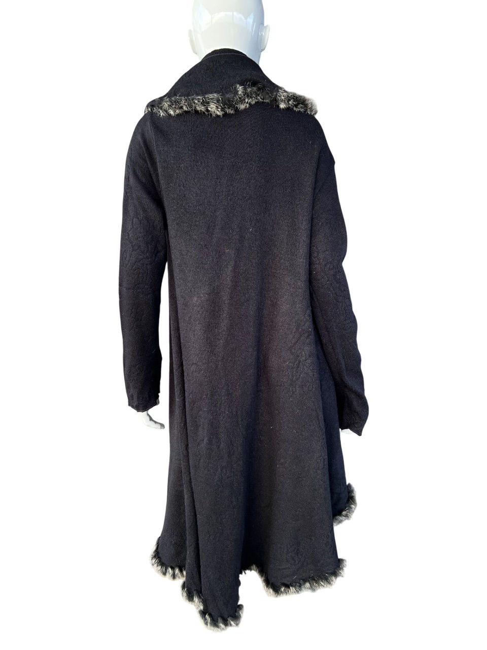 Just Cavalli poncho with real fur