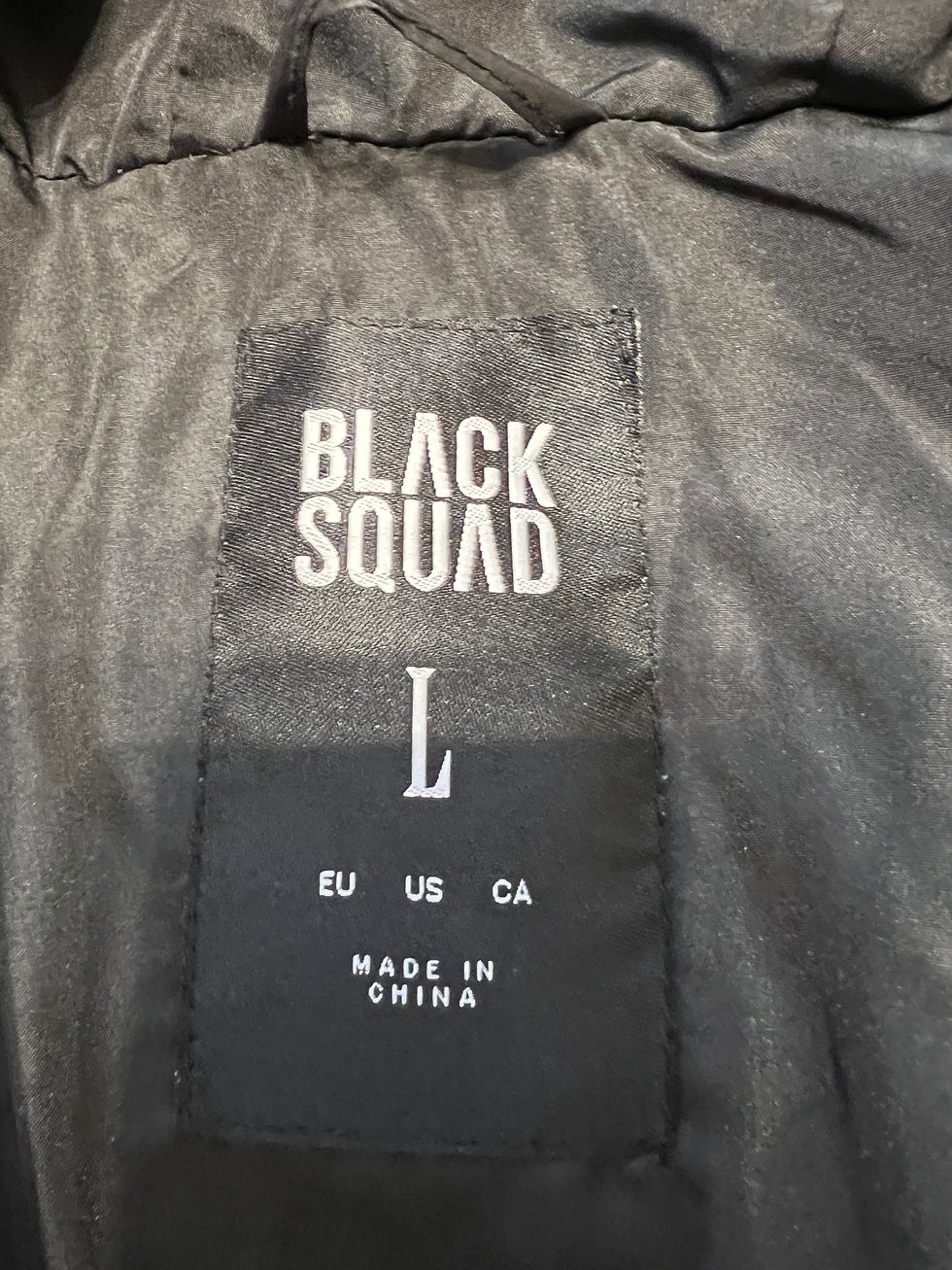 Thumbnail: White Black Squad men's coat