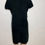Miniaturbild: Herbst Winter Frühling Sommer echtes Wildleder schwarzes Kleid