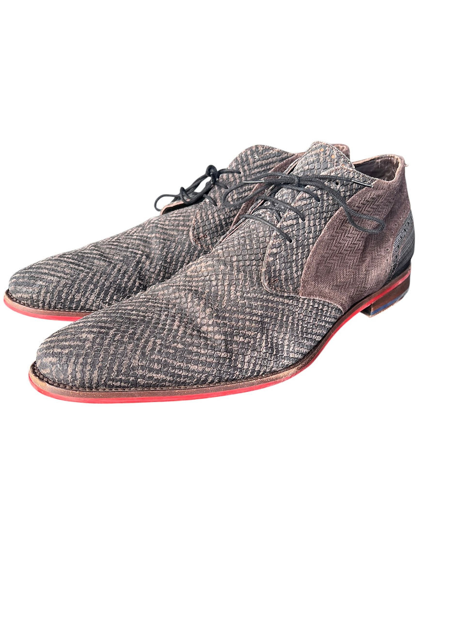 Floris van Bommel Textured Leather Ankle Boots