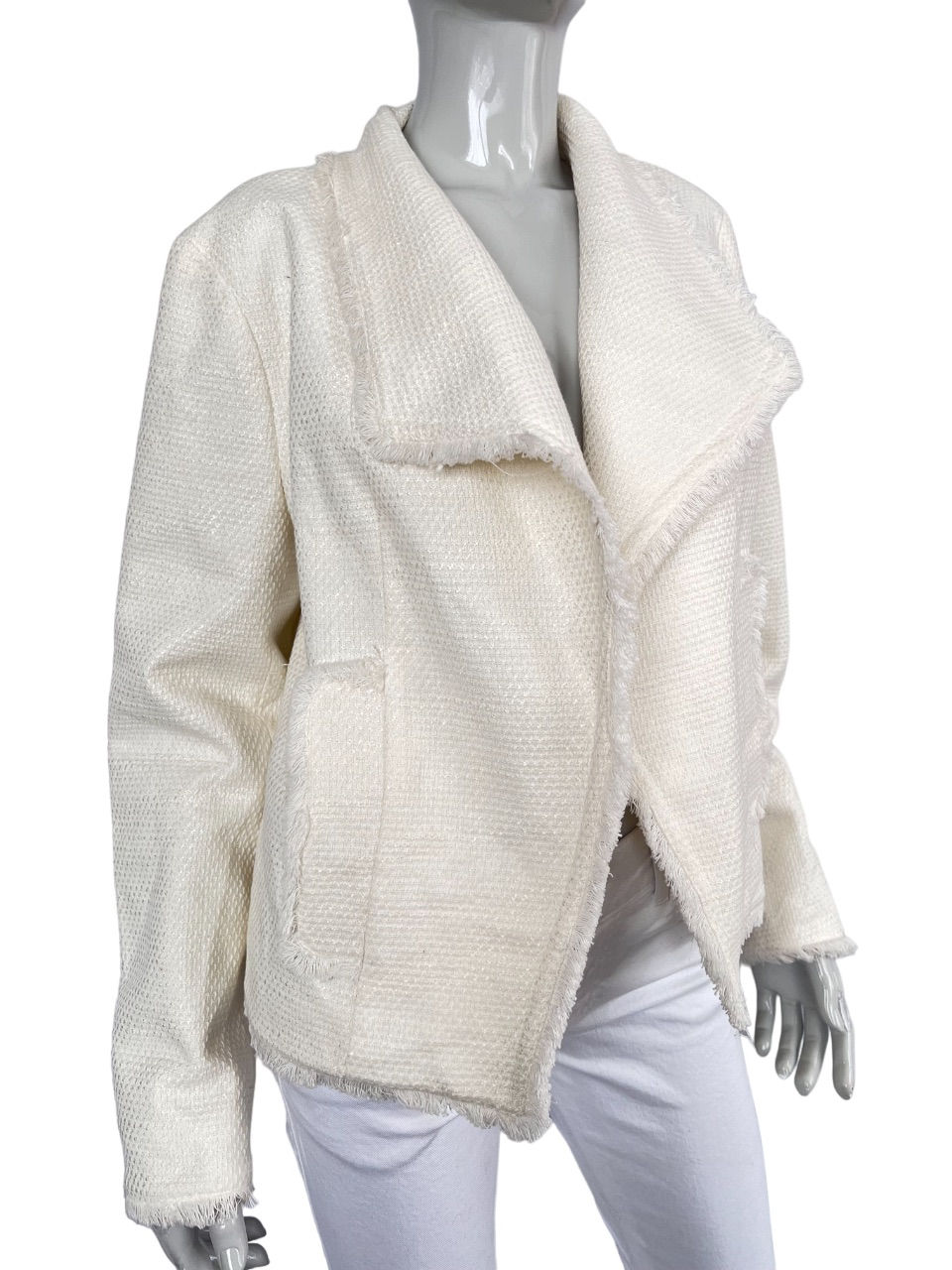 Weißer Blazer von Michael Kors, Größe 14