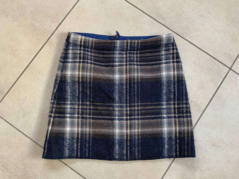 Thumbnail: Marc O'polo wool tartan skirt