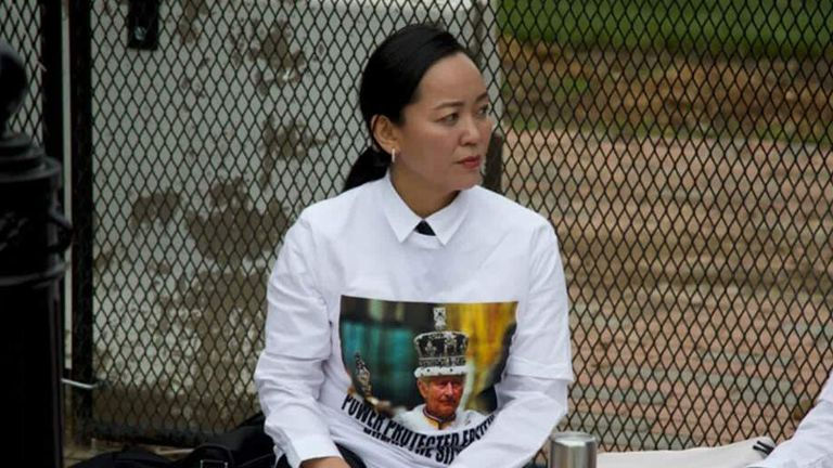 Rina Oh Tea Party Protest at White House