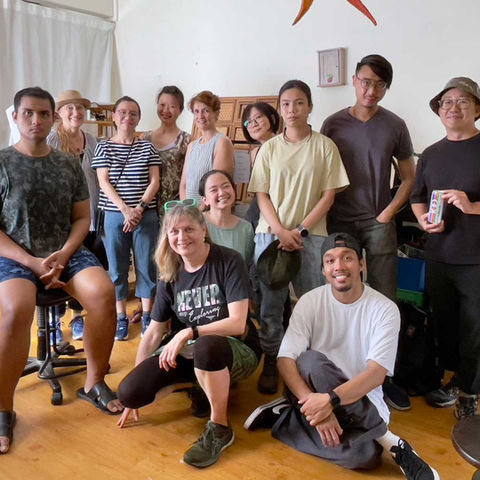Group photo The Artists Village and guests, Singapore