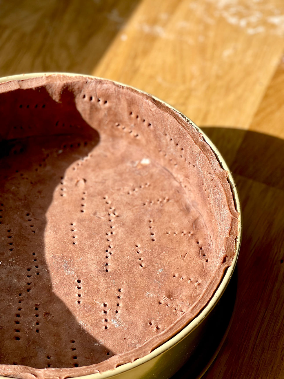 Fond de tarte au chocolat