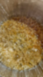 Préparation du caramel