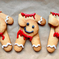 Biscuits Bonhommes Sans Tête d'Halloween