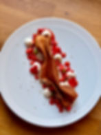 Tarte aux Fraises Revisitée dans assiette Championnat de France du Dessert