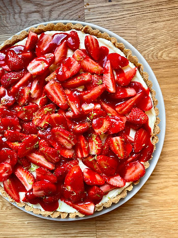 Tarte Fraise Citron Vert Express