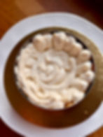 Montage de l'entremets avec crème diplomate