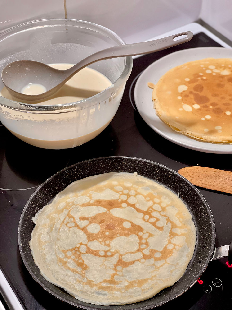 Cuisson des crêpes