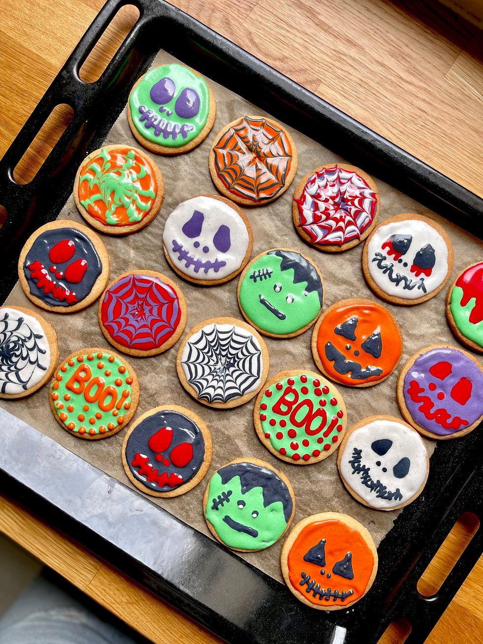 Biscuits Halloween Colorés