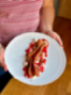 Tarte aux Fraises Revisitée sur Dessert à l'assiette