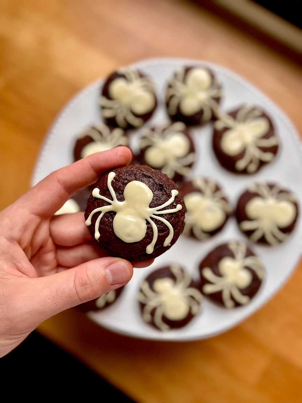 Zoom sur un Cookie Double Chocolat Halloween