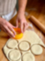 Découpe des beignets