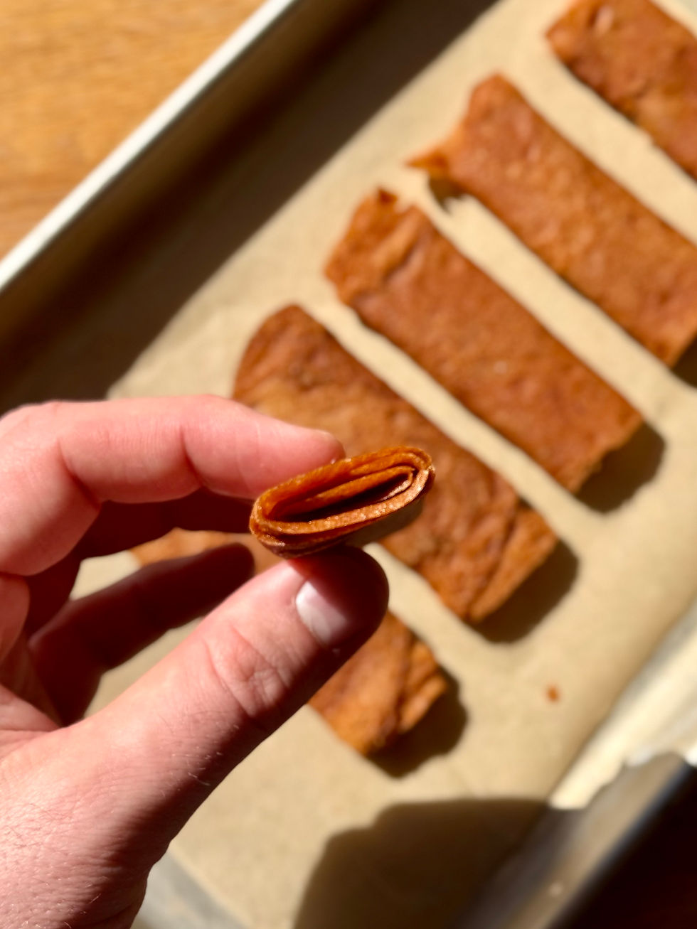 Texture des Gavottes Maison (Crêpes Dentelle)