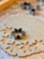 Préparation des biscuits de Noël