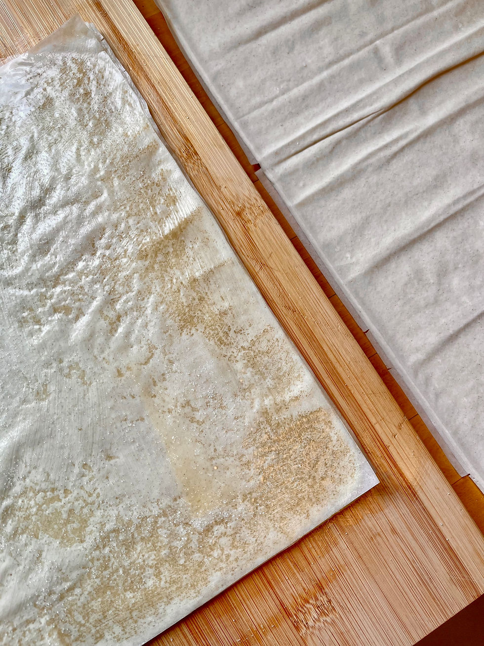 Pâte Feuilletée facile et rapide à la pâte Filo