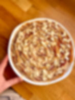 Crinkle Cake Pomme, Caramel & Beurre Noisette avant d'enfourner
