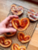 Palmiers Feuilletés à la Fraise