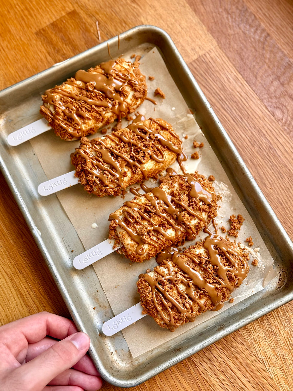 Bâtonnets glacés au spéculoos (façon Magnum)