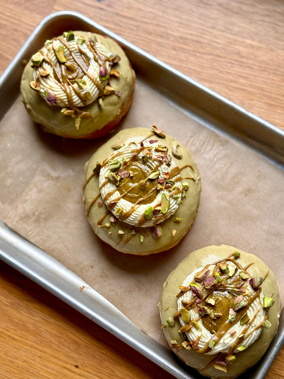 Donuts Pistache et Praliné Pistache