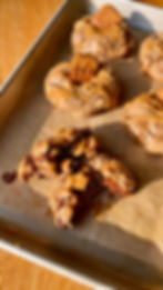Cookies au Spéculoos découpé et coulant