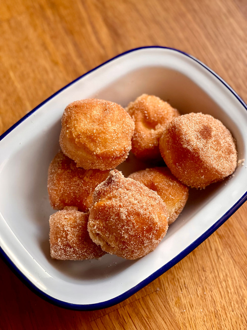 Donut holes à la cannelle