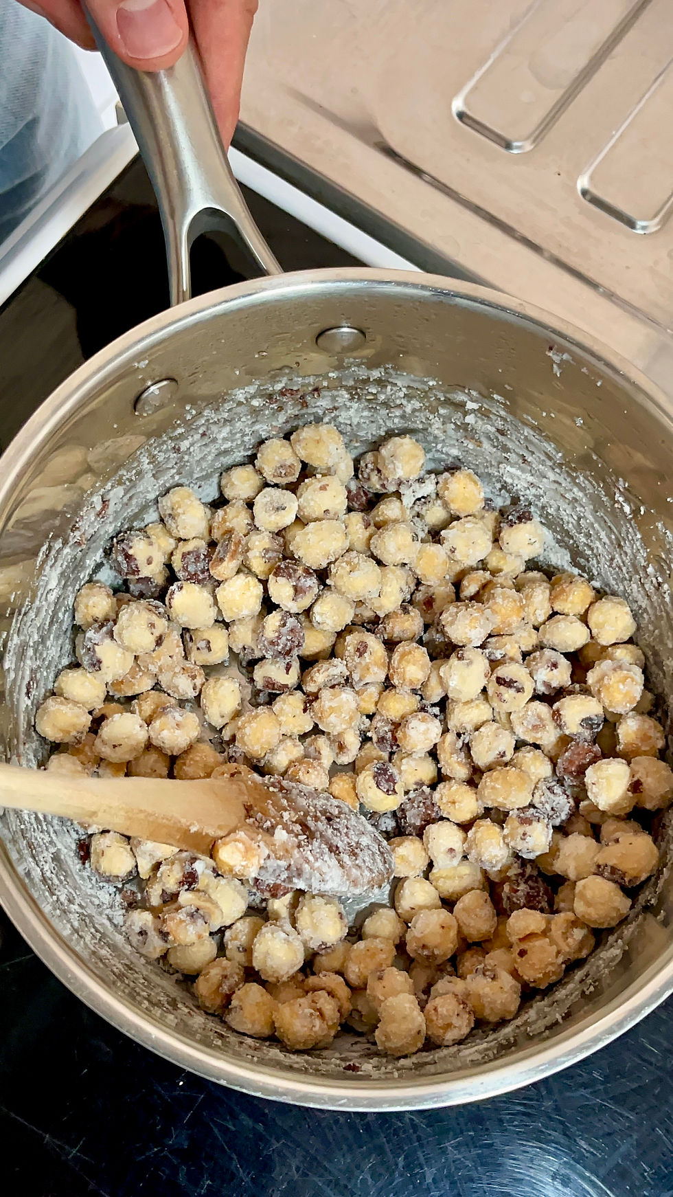 Noisettes dans sucre cristallisé