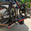 Thumbnail: Kody Tech Bike Rack Light (light bar) installed on a Thule EasyFold bike rack an mounted on a Toyota Sienna.