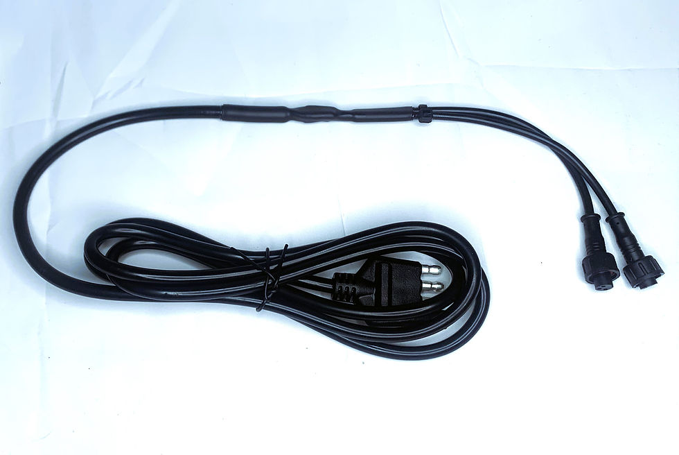 Thumbnail: Cable replacement for Kody Technologies bike rack lights.  Seven blade or four pin options.