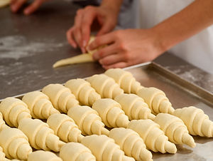 Faire des croissants