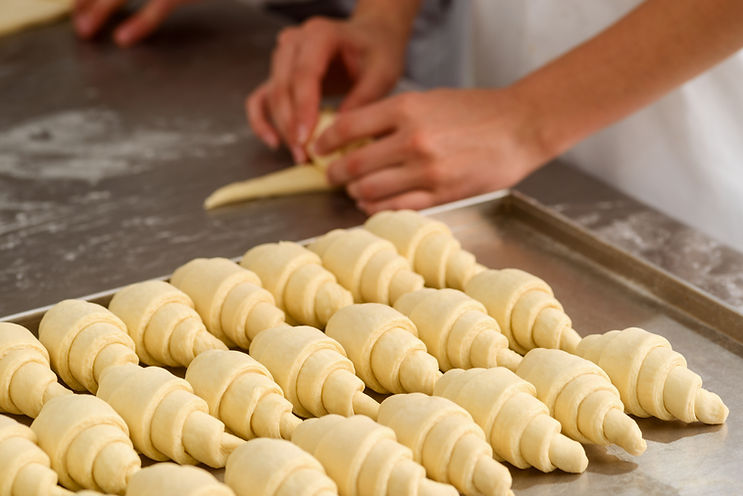 Proceso de elaboración del croissant