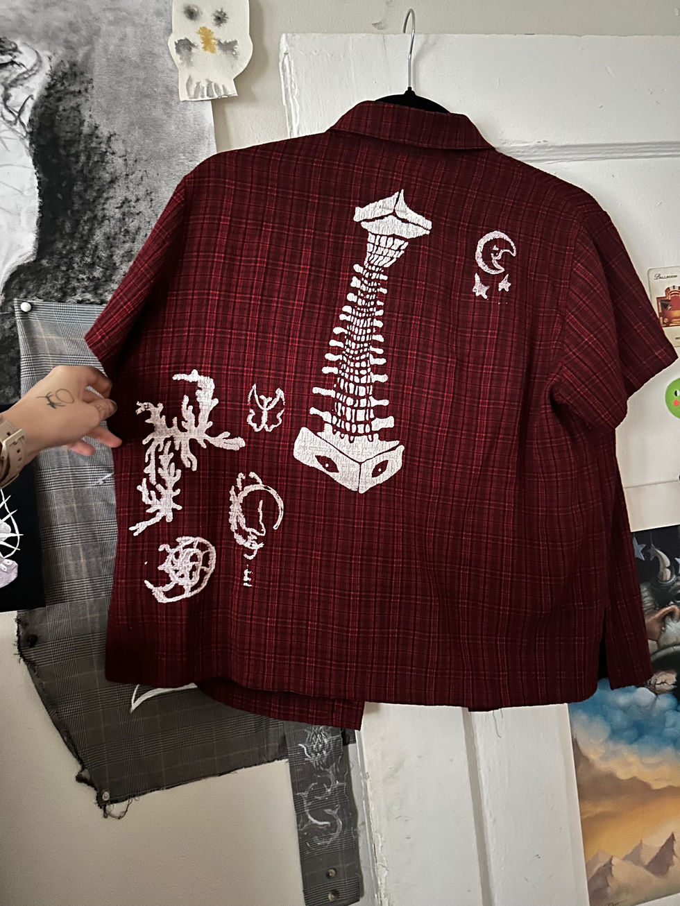 Printed Button Up Shirt