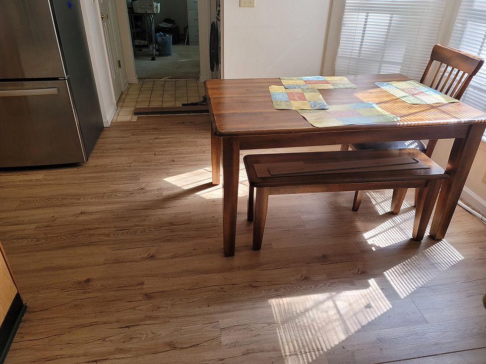 Thumbnail: Kitchen New LVP Flooring
