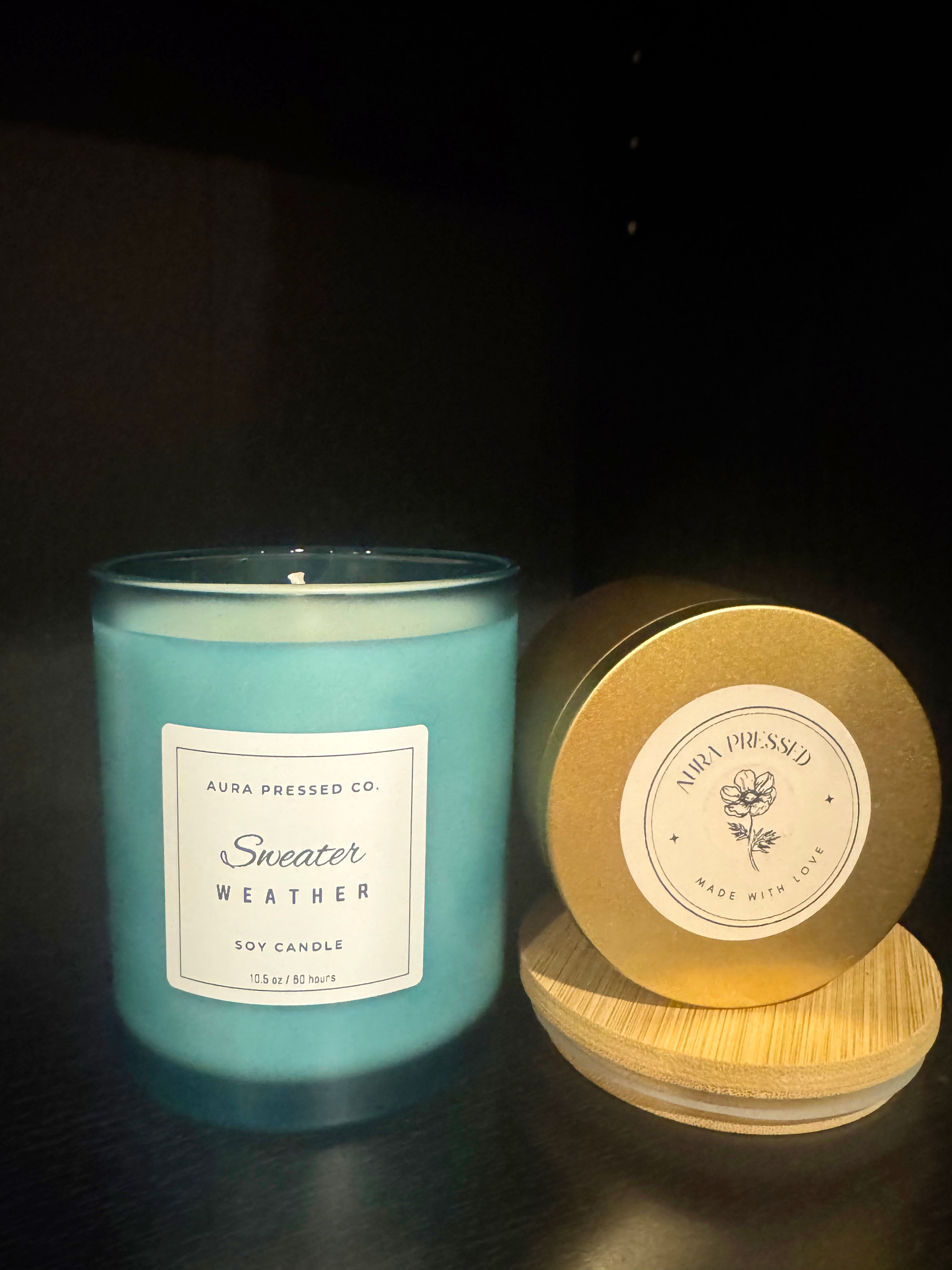 11.5 oz. “Sweater Weather” Scented Candle