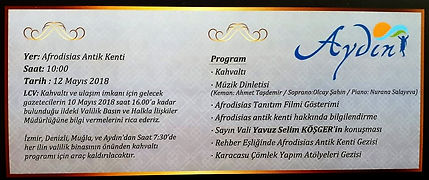 Afrodit'in kentinde klasik müzik dinletisi 12.05 2018