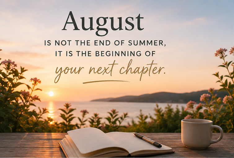 August is the start of your next chapter