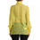 Thumbnail: Yellow Long Sleeve Button Down Blouse Top