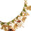 Thumbnail: Gold Brass Crystal Bug Charm Pendant Statement Necklace